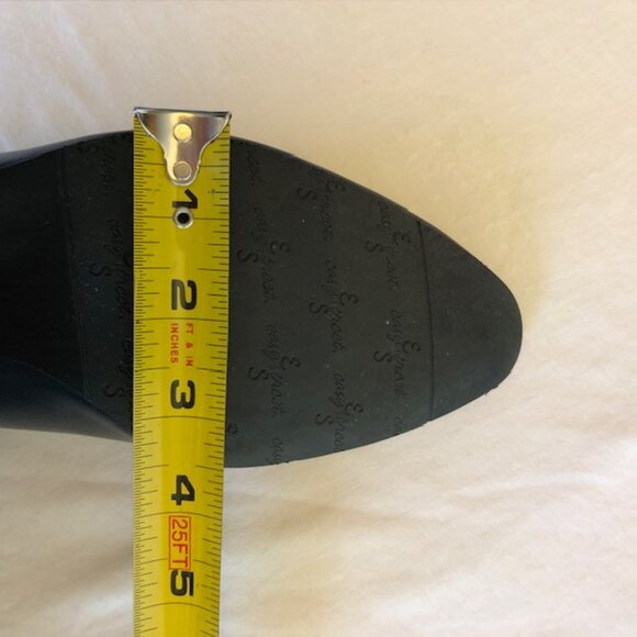 Navy Blue Pumps Easy Street 9.5M Career 2" Block Heel Style - Picture 7 of 10